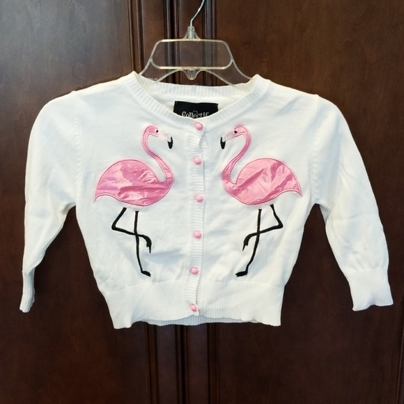 flamingo cardigan